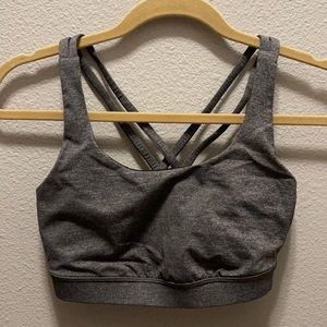 Lulu Lemon Grey Energy Bra